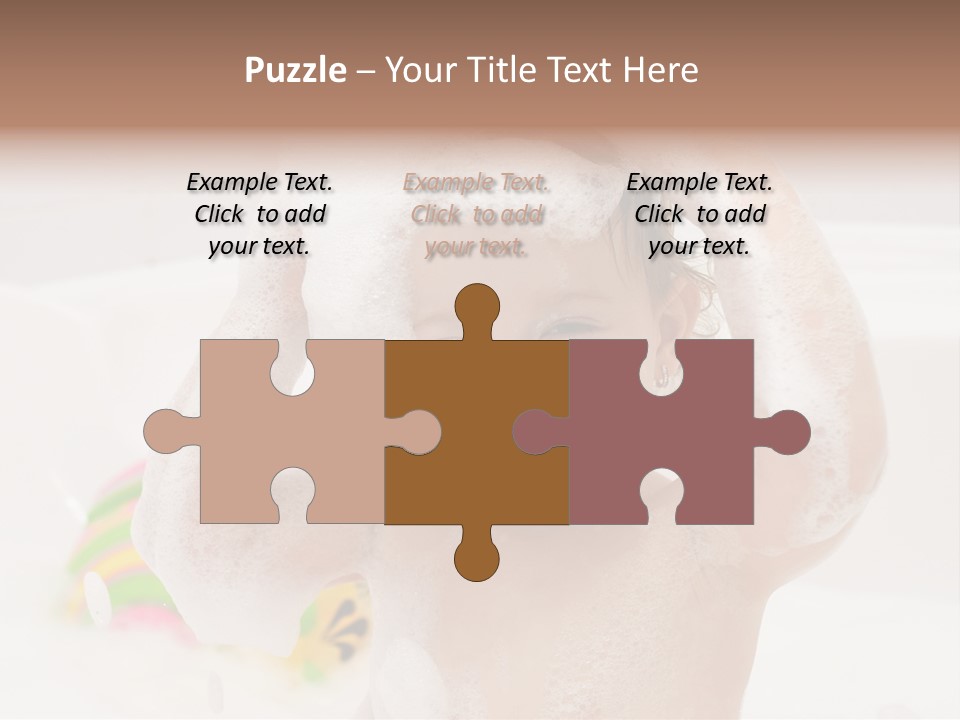 Girl Portrait One PowerPoint Template