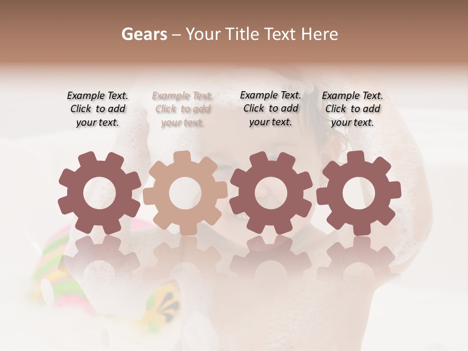 Girl Portrait One PowerPoint Template