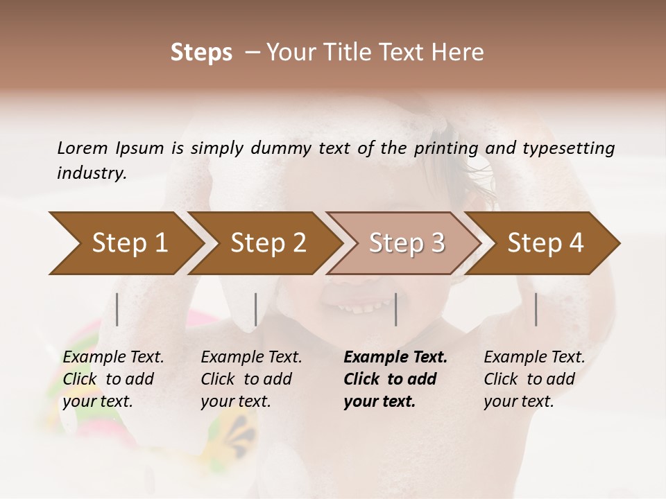 Girl Portrait One PowerPoint Template