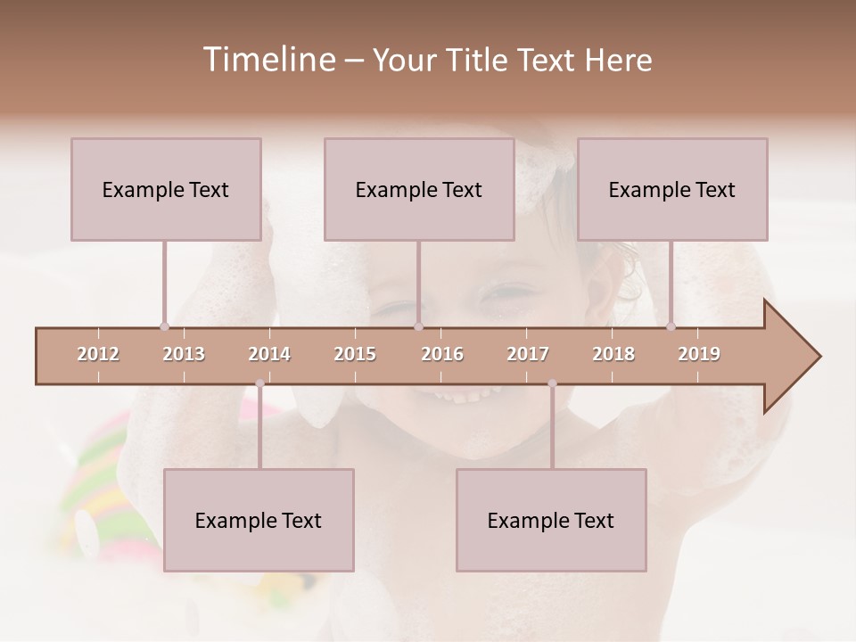 Girl Portrait One PowerPoint Template