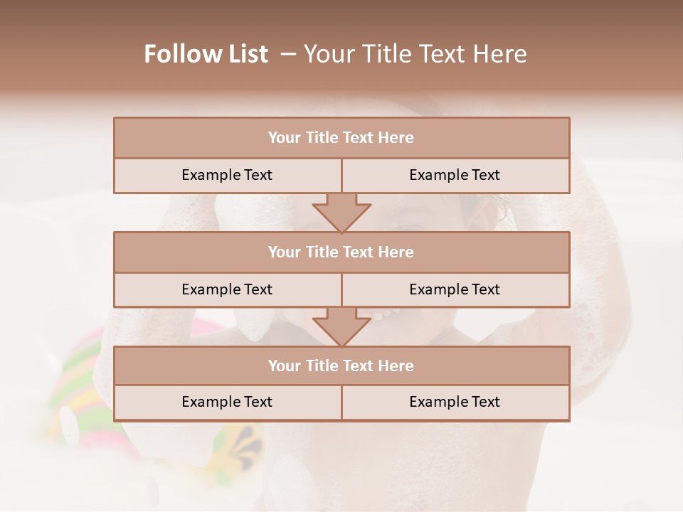 Girl Portrait One PowerPoint Template