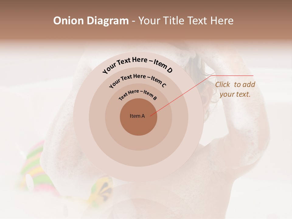 Girl Portrait One PowerPoint Template