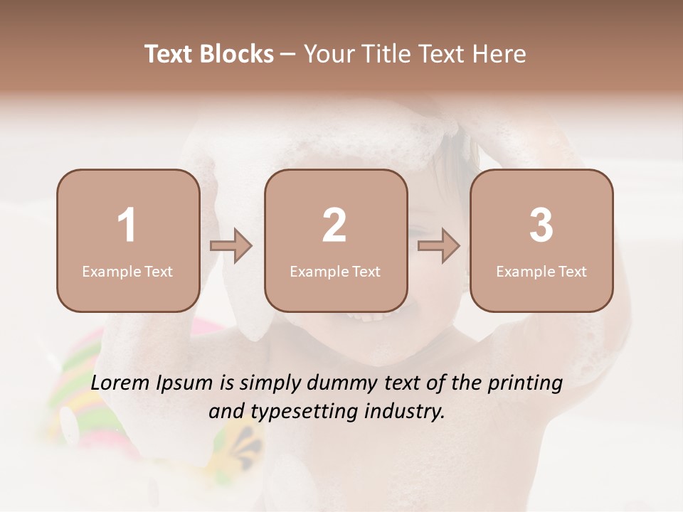 Girl Portrait One PowerPoint Template