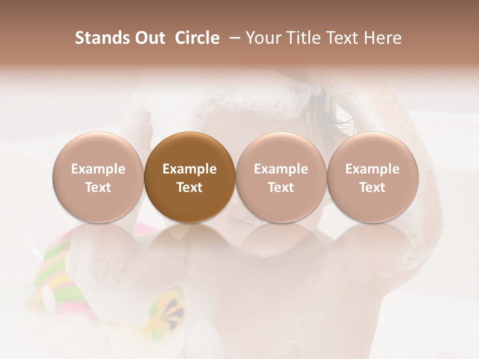 Girl Portrait One PowerPoint Template