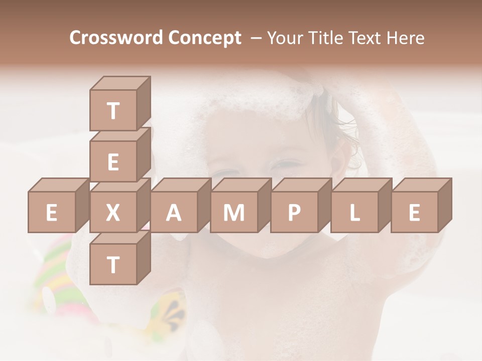 Girl Portrait One PowerPoint Template