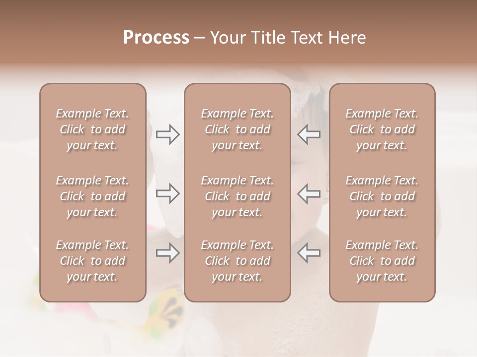Girl Portrait One PowerPoint Template