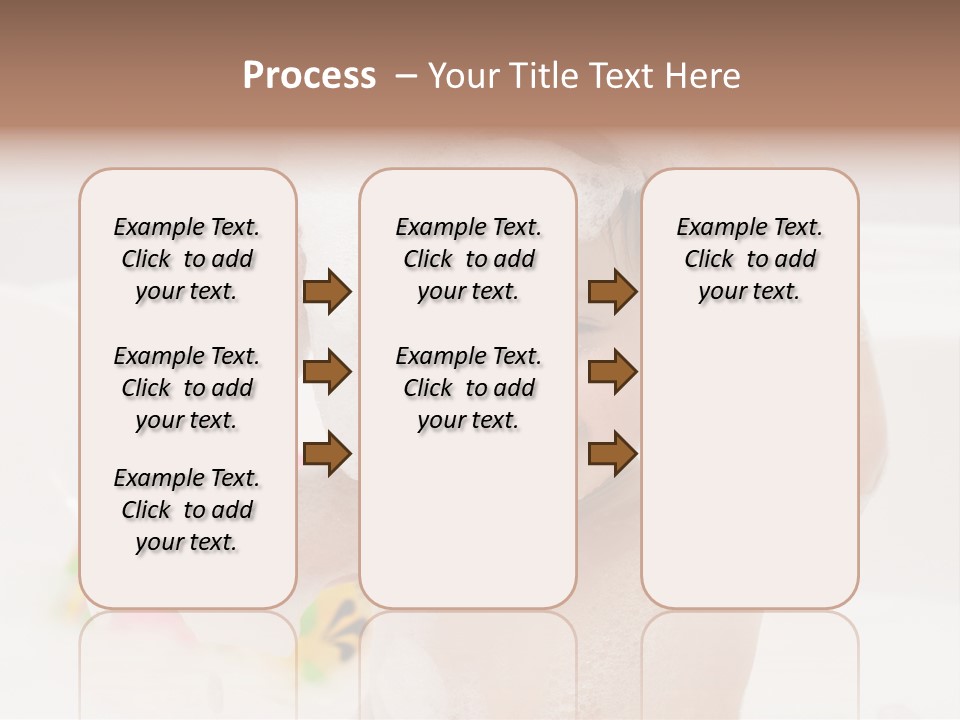 Girl Portrait One PowerPoint Template