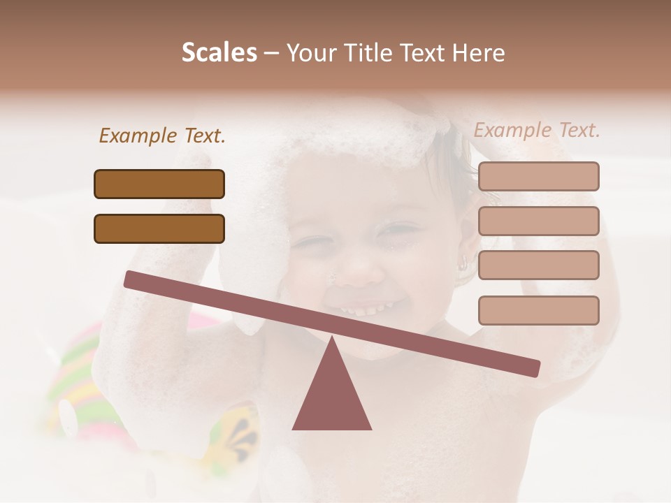 Girl Portrait One PowerPoint Template