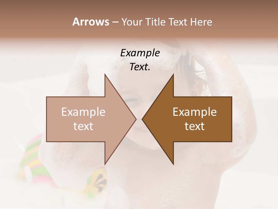 Girl Portrait One PowerPoint Template