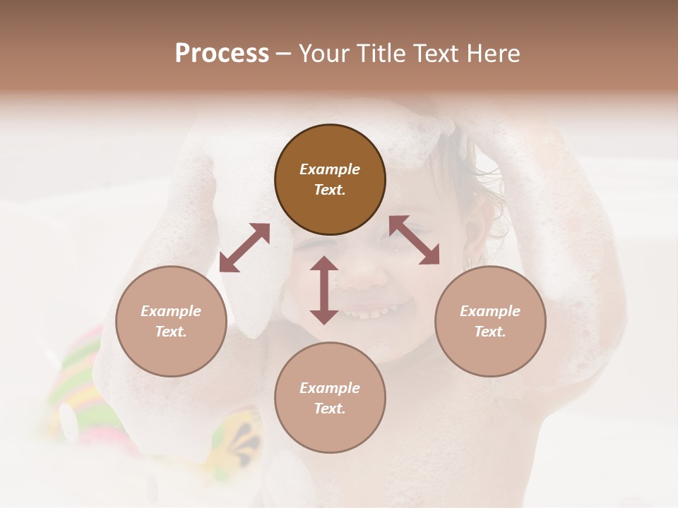 Girl Portrait One PowerPoint Template