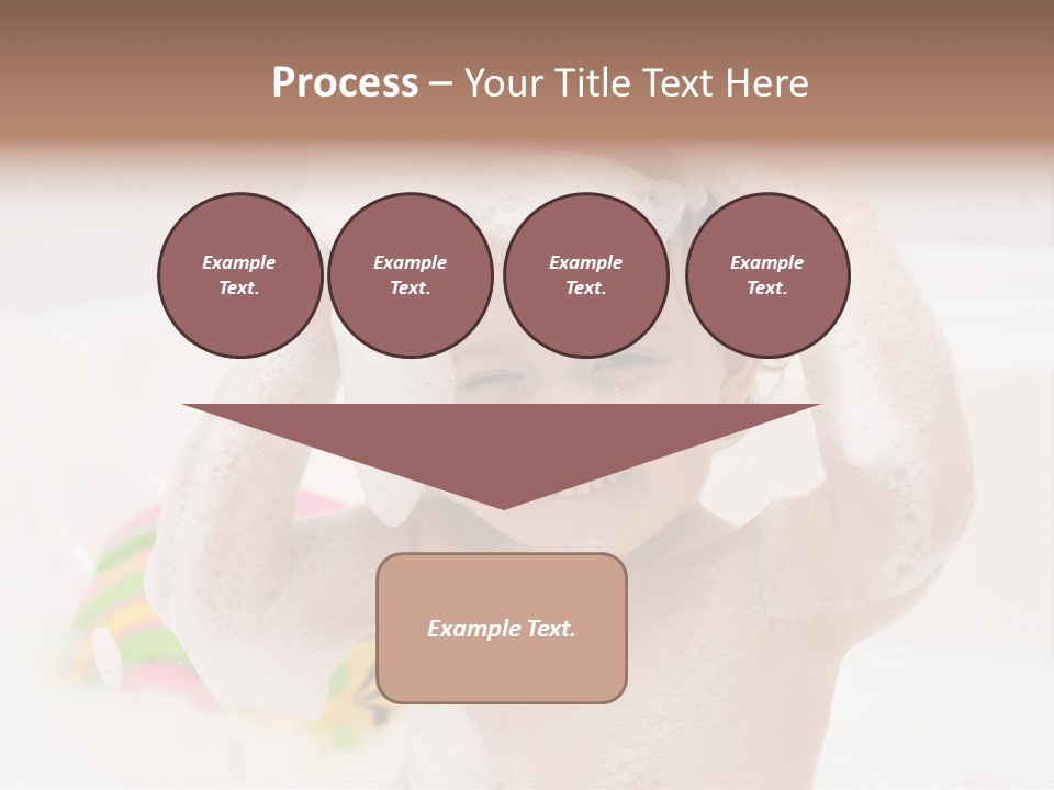 Girl Portrait One PowerPoint Template