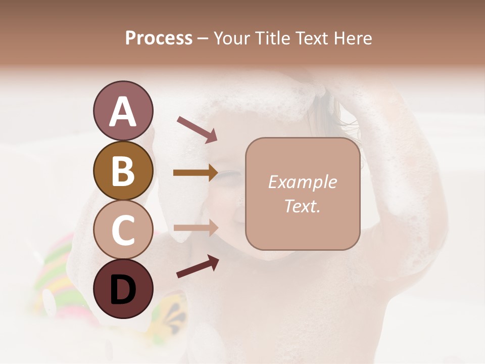 Girl Portrait One PowerPoint Template