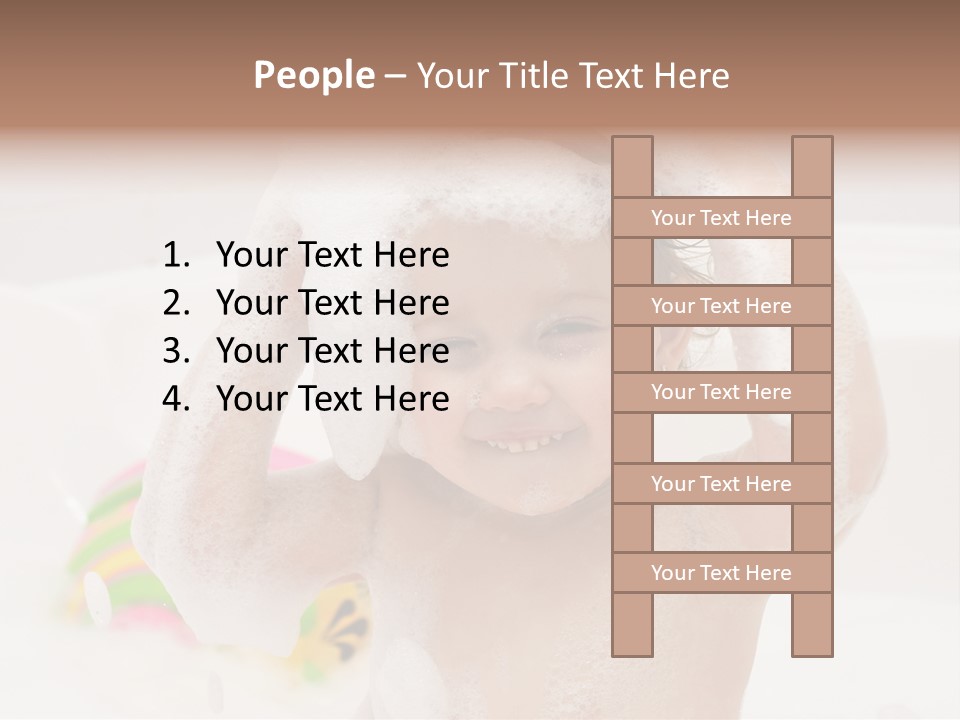 Girl Portrait One PowerPoint Template