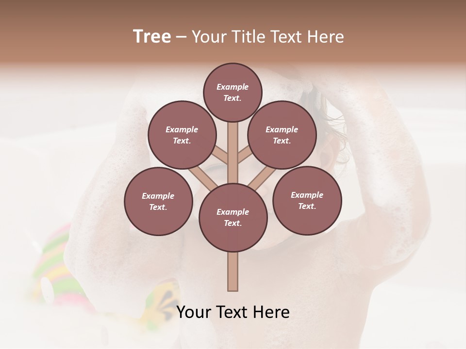 Girl Portrait One PowerPoint Template