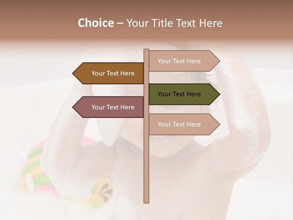 Girl Portrait One PowerPoint Template