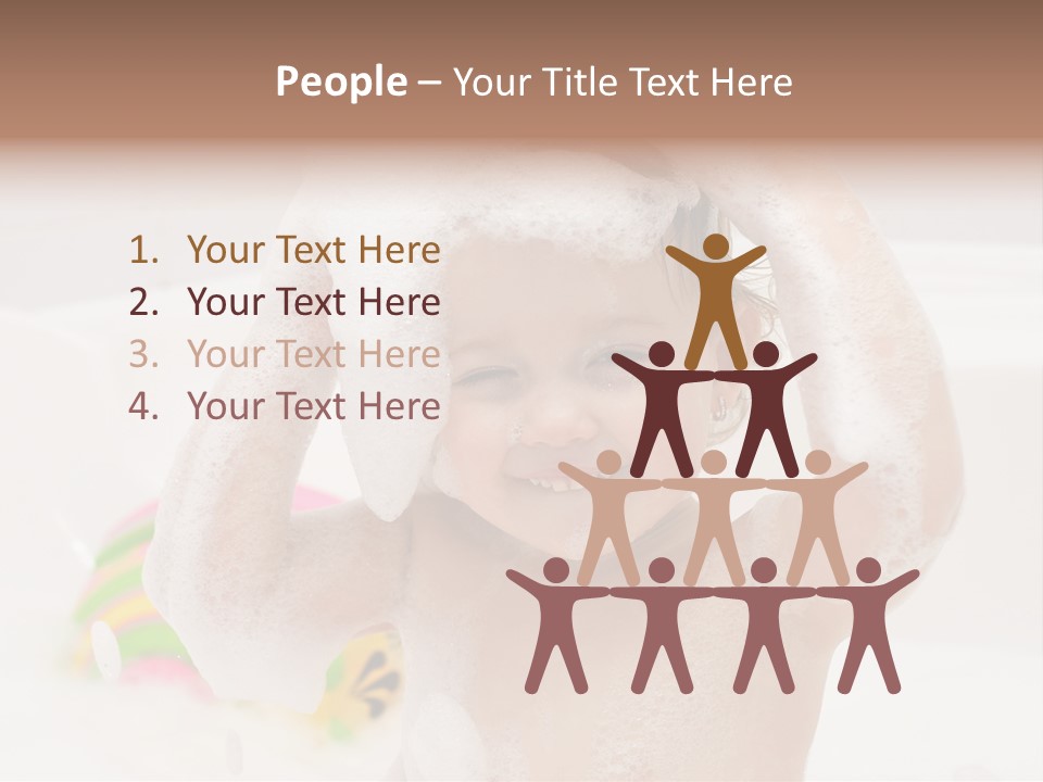 Girl Portrait One PowerPoint Template