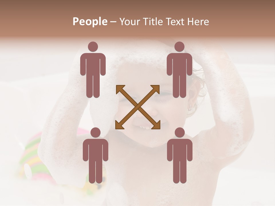 Girl Portrait One PowerPoint Template