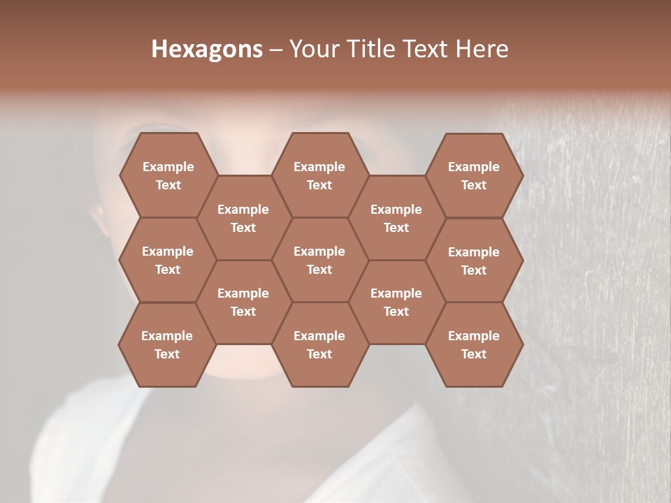 Girl Horizontal Ethnicity PowerPoint Template