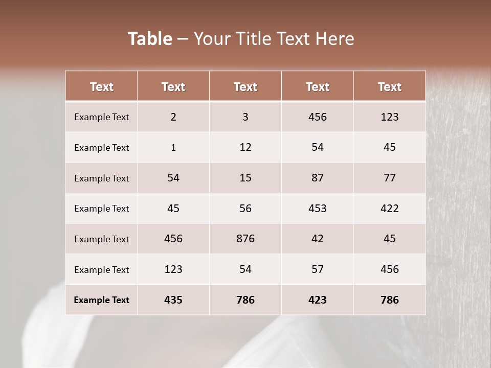 Girl Horizontal Ethnicity PowerPoint Template