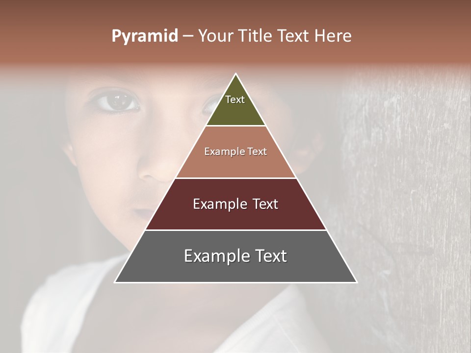 Girl Horizontal Ethnicity PowerPoint Template