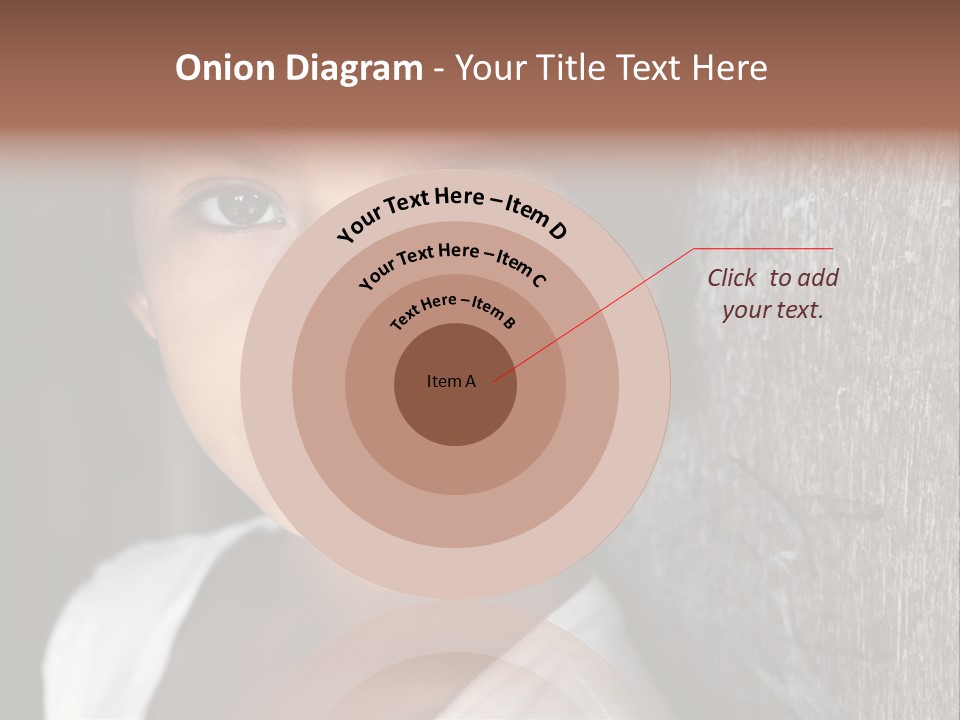 Girl Horizontal Ethnicity PowerPoint Template