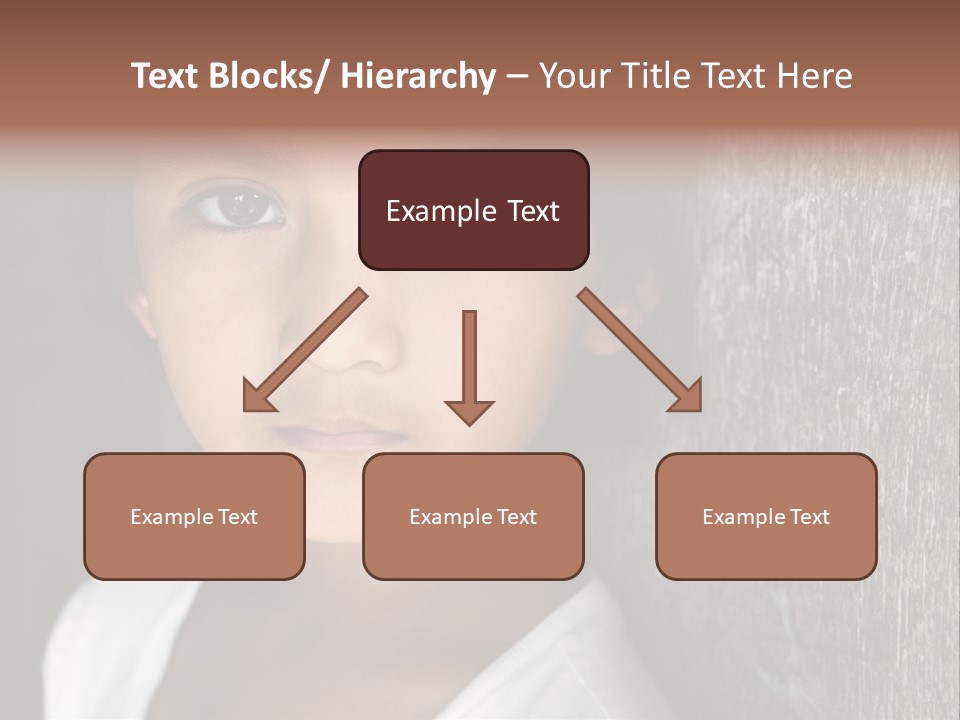 Girl Horizontal Ethnicity PowerPoint Template
