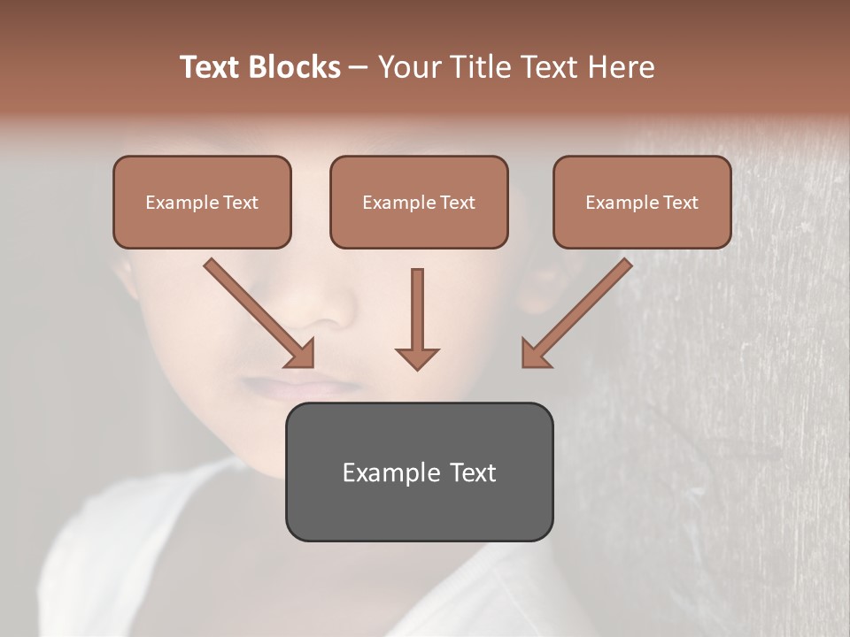 Girl Horizontal Ethnicity PowerPoint Template