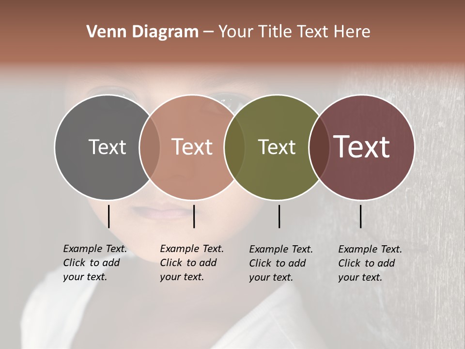 Girl Horizontal Ethnicity PowerPoint Template
