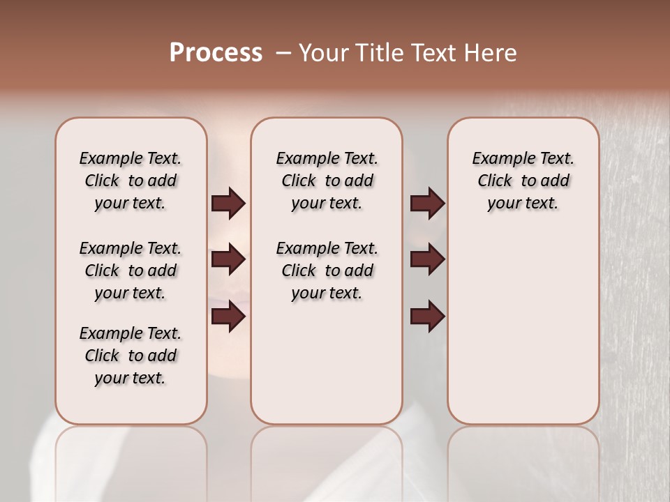 Girl Horizontal Ethnicity PowerPoint Template