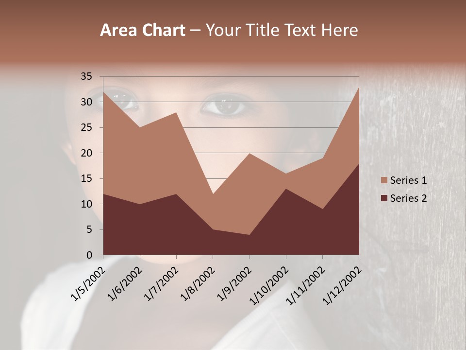 Girl Horizontal Ethnicity PowerPoint Template