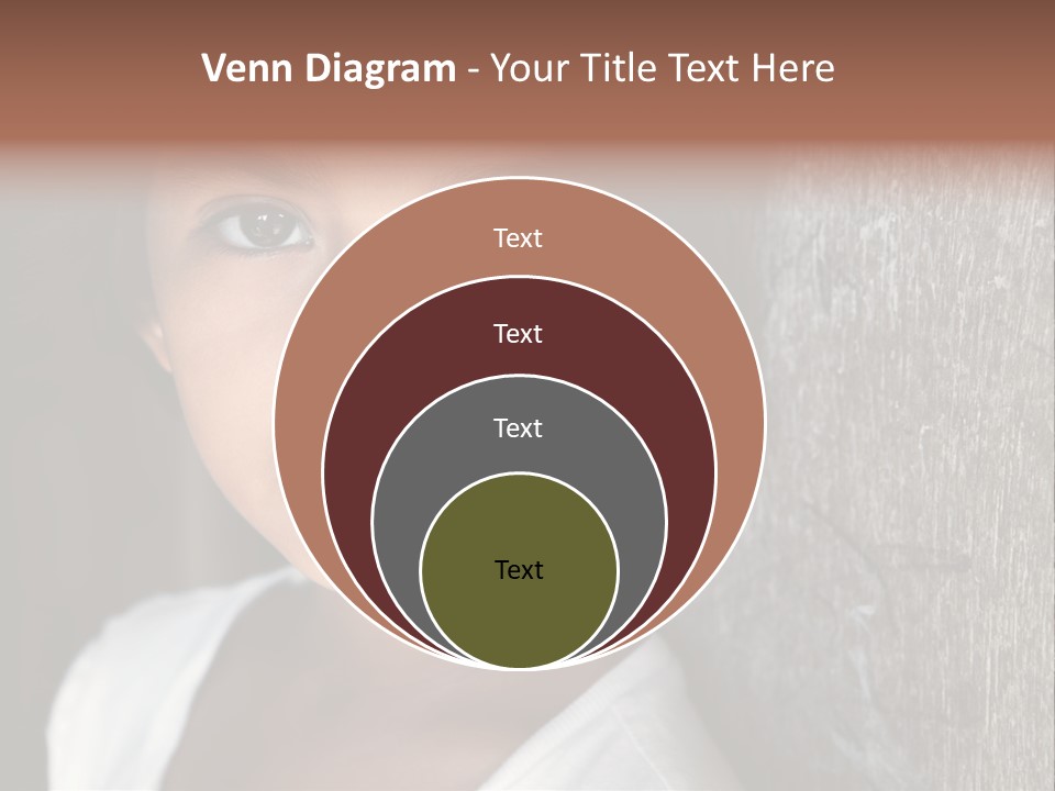 Girl Horizontal Ethnicity PowerPoint Template