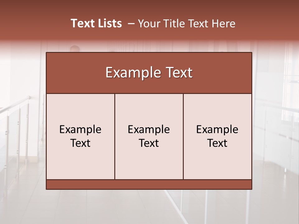 Architecture Company Ceiling PowerPoint Template