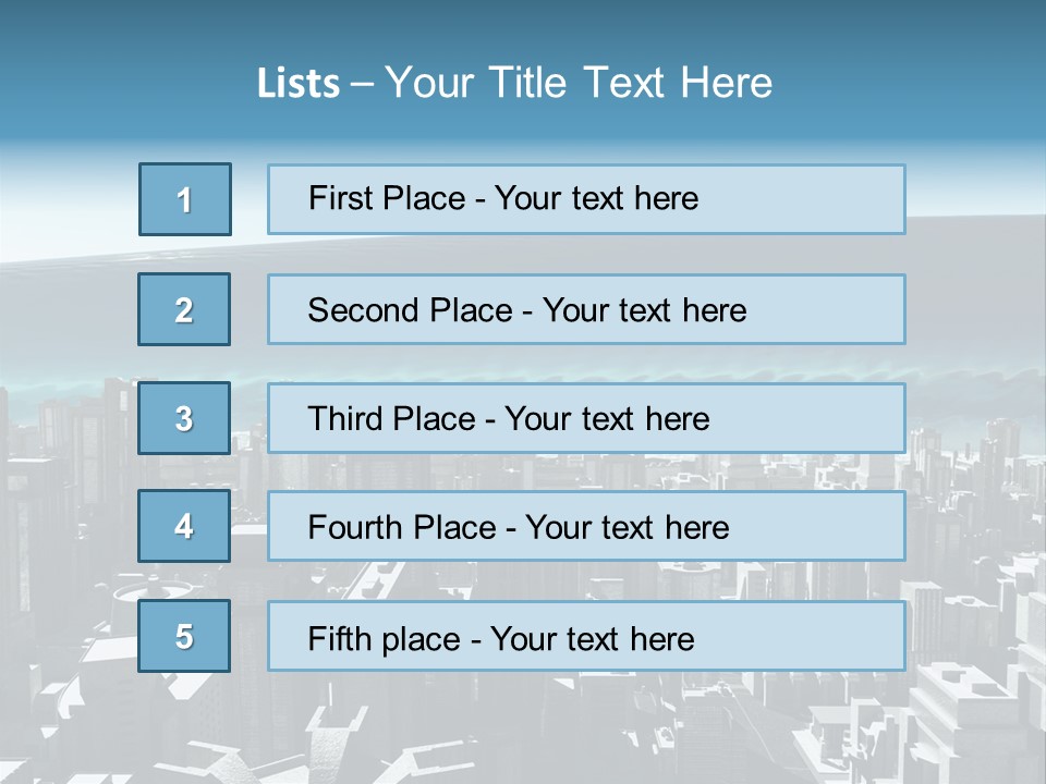 Wave Big Flood PowerPoint Template