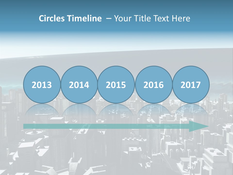 Wave Big Flood PowerPoint Template