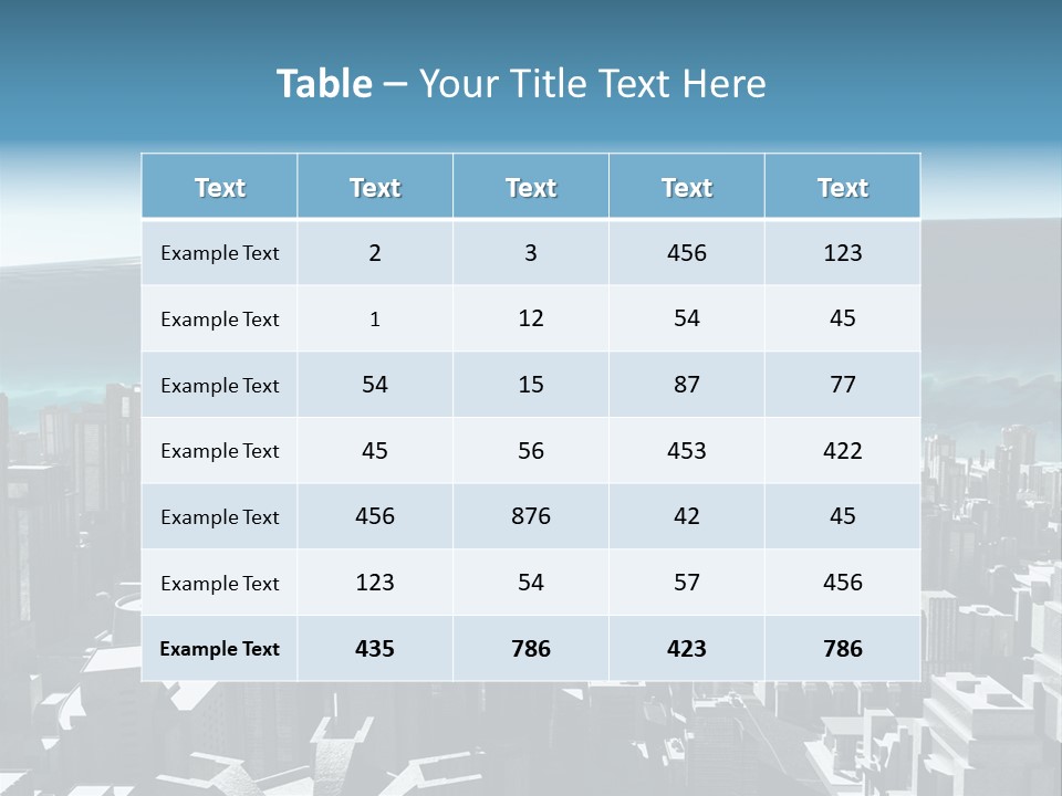 Wave Big Flood PowerPoint Template