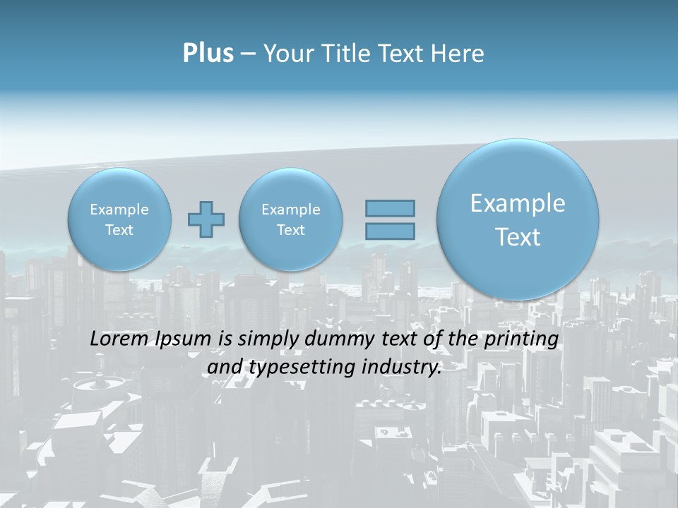 Wave Big Flood PowerPoint Template