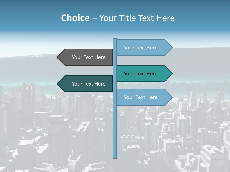 Wave Big Flood PowerPoint Template