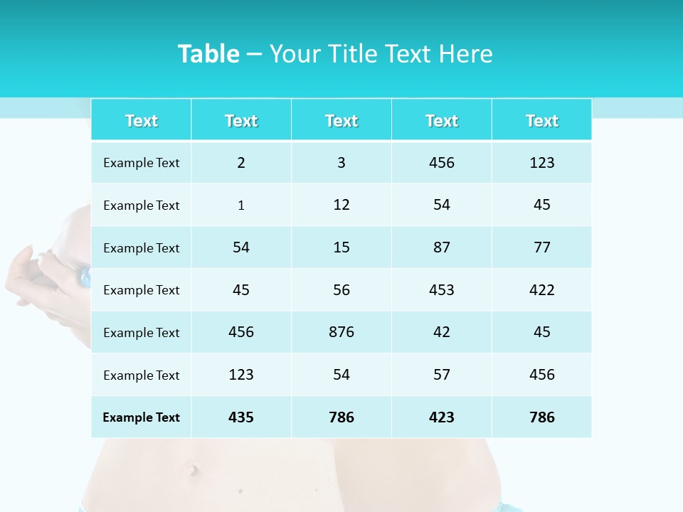 Sun Sexy Tropic PowerPoint Template