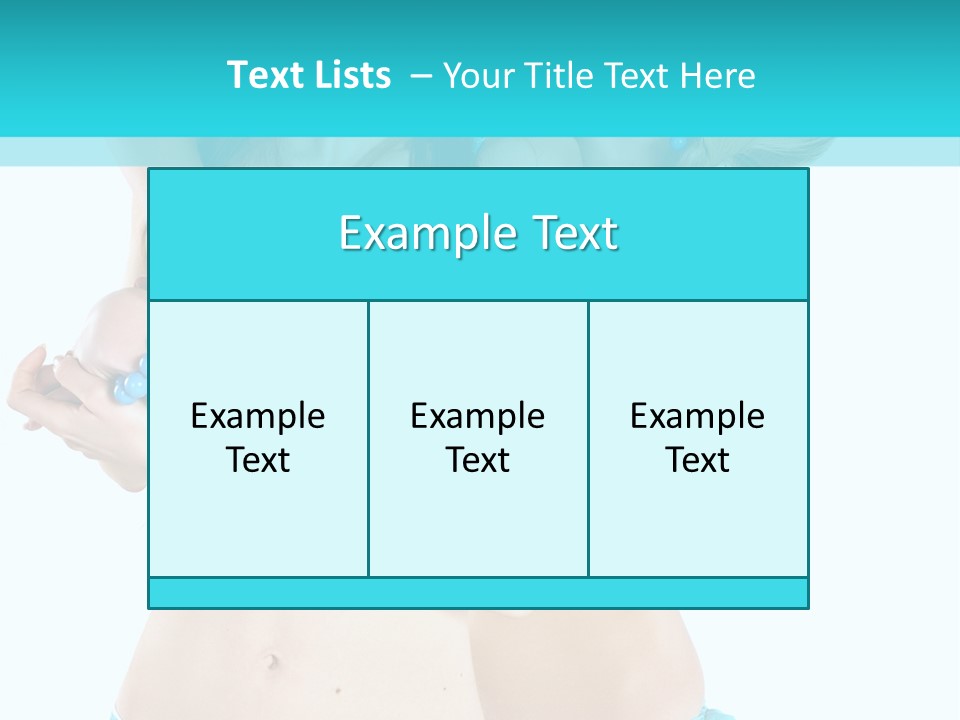 Sun Sexy Tropic PowerPoint Template