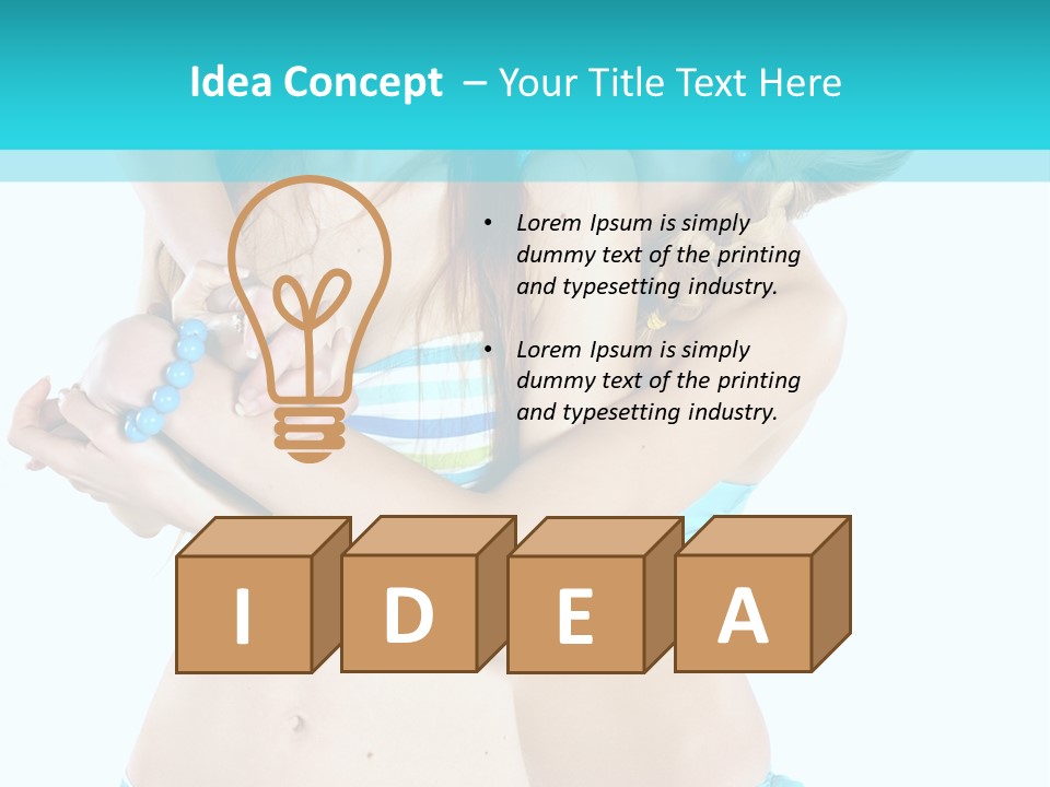 Sun Sexy Tropic PowerPoint Template