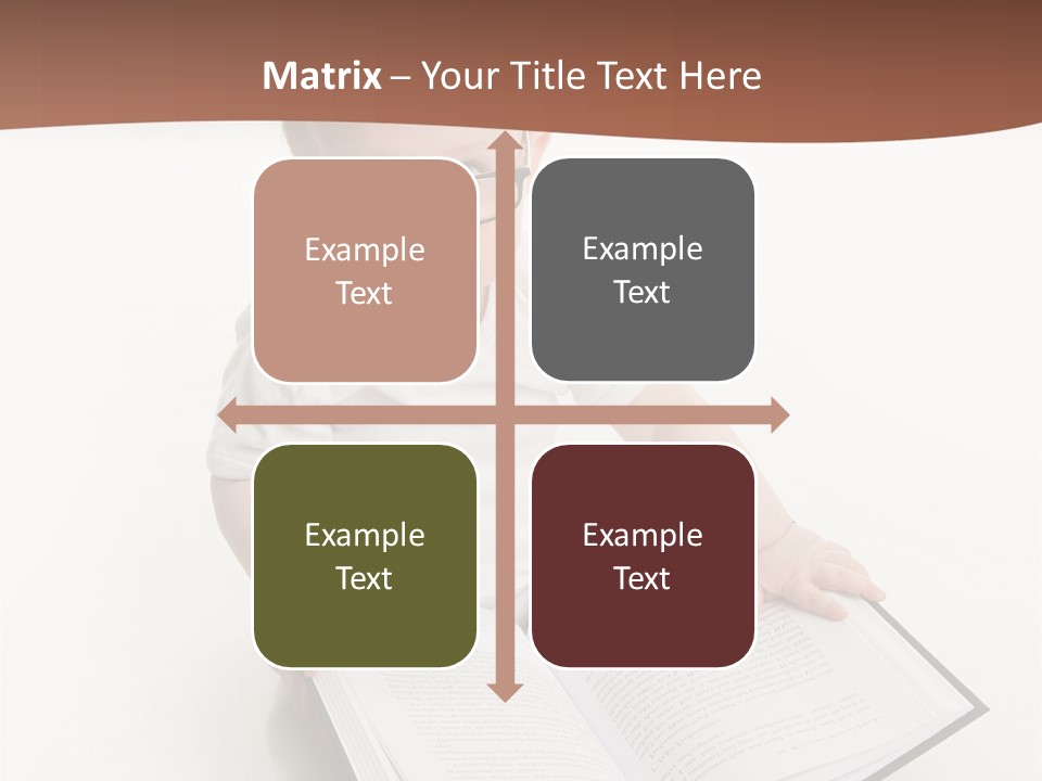 Reading Spectacles Baby PowerPoint Template