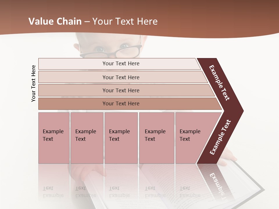 Reading Spectacles Baby PowerPoint Template