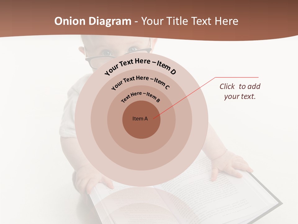 Reading Spectacles Baby PowerPoint Template