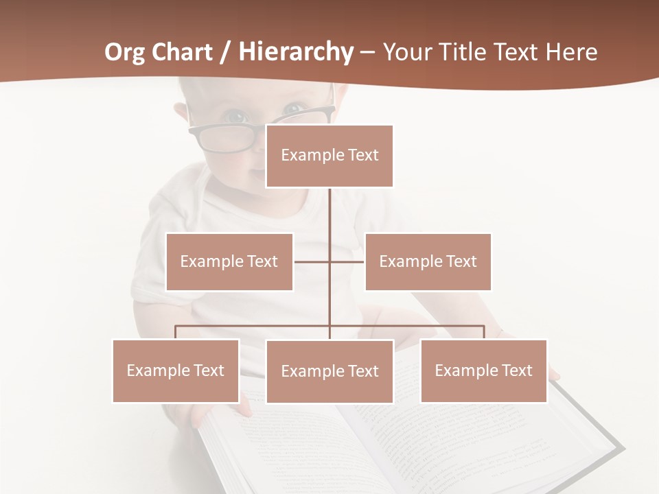 Reading Spectacles Baby PowerPoint Template