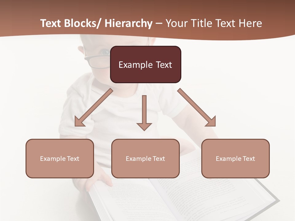 Reading Spectacles Baby PowerPoint Template