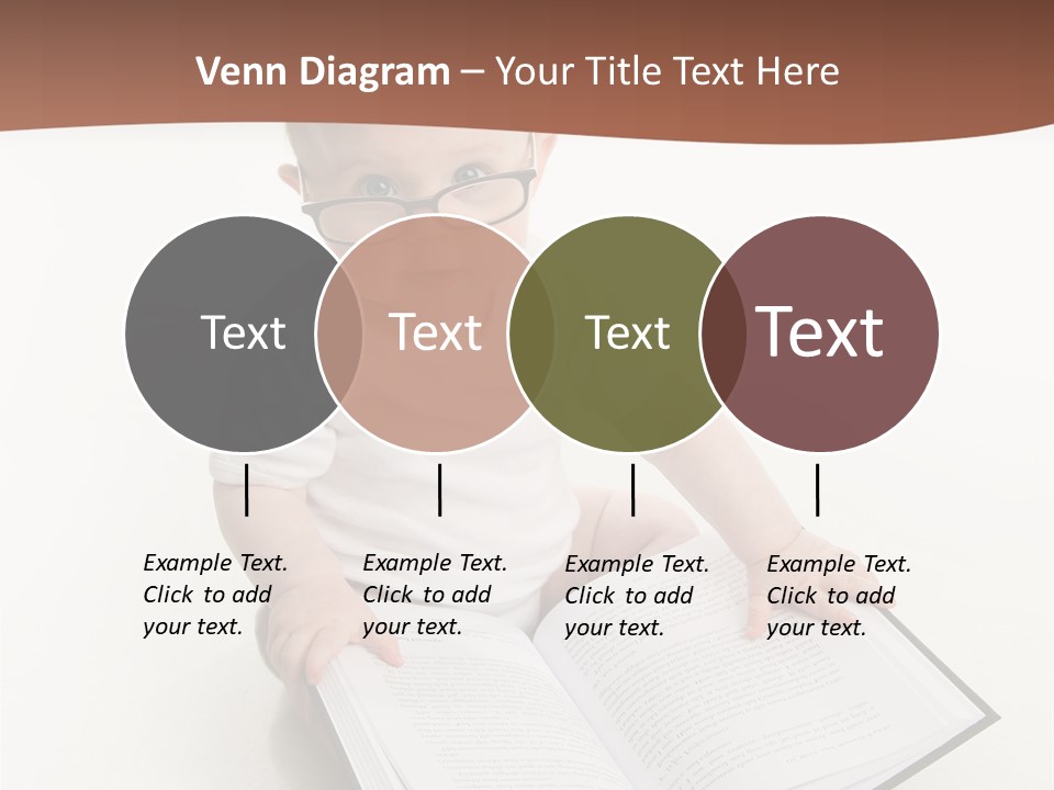 Reading Spectacles Baby PowerPoint Template