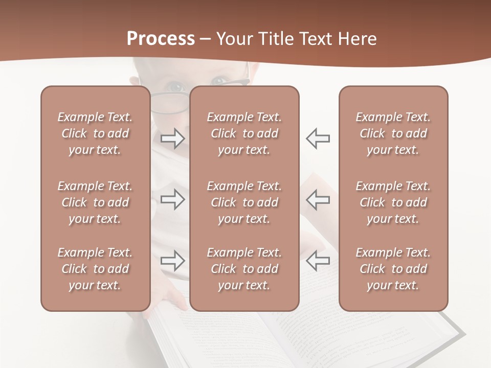 Reading Spectacles Baby PowerPoint Template