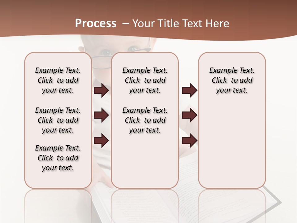 Reading Spectacles Baby PowerPoint Template