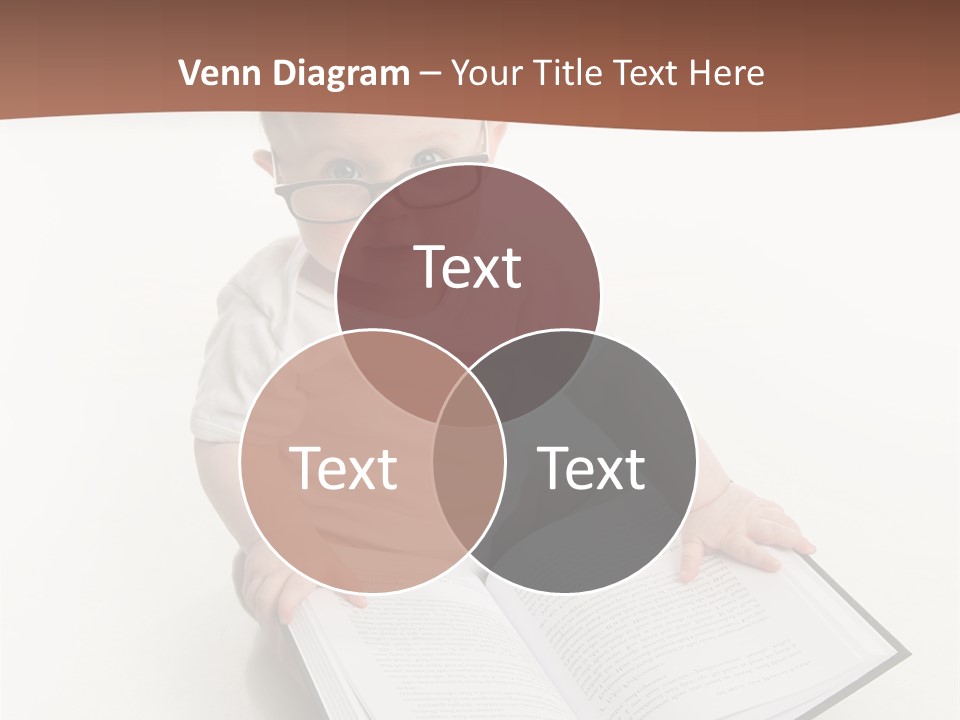 Reading Spectacles Baby PowerPoint Template