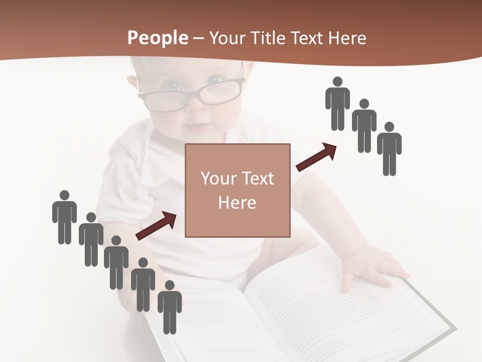 Reading Spectacles Baby PowerPoint Template
